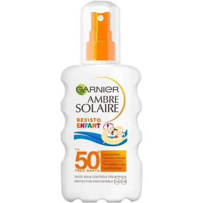 Produktbild von Garnier Ambre Solaire Sonnenschutzspray LSF 50+ wasserfest hypoallergen 200 ml