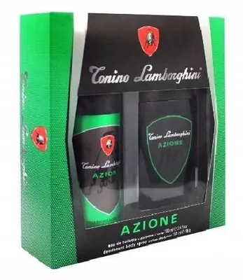 Produktbild von Tonino lamborghini azione set selten 100ml edt + 150ml deo