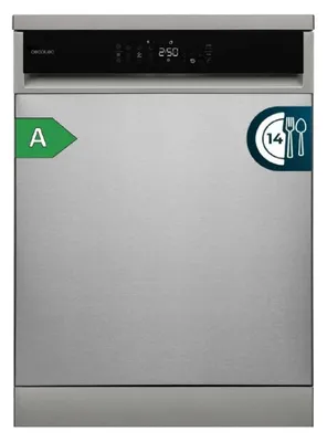 Produktbild von Cecotec Bolero Aguazero 6800 Inox A, Freistehend, Standardgröße (60 cm), Edelstahl, Berührung, 2 Korb/Körbe, Schublade