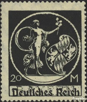 Produktbild von Briefmarken Deutsches Reich 1920 Mi 138I mit Falz Bayernabschied
