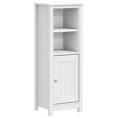 Immagine prodotto di vidaXL Mobile da bagno BERG Bianco 40x34x110 cm in legno massello di pino