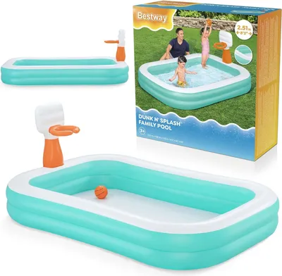 Produktbild von Aufblasbarer Dunk'N Splash-Pool 251 x 168 x 102 cm Bestway 54445
