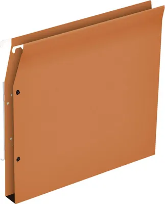 Produktbild von Quantore - Hängemappe Medium Flex A4 U-Boden 30mm Karton orange | 25 Stück