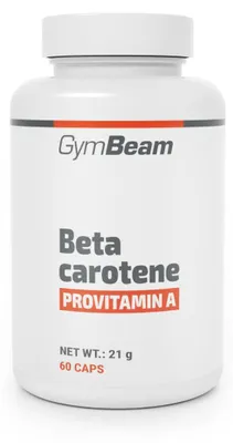 Produktbild von GymBeam - Beta-Carotin (Provitamin A), 60 Kapseln, ohne Geschmack
