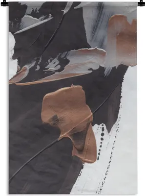 Produktbild von MuchoWow® Wandteppich Wandbehang Abstrakt - Farbe - Gold 120x180 cm Tapisserie Dekoration Wandtuch - Schlafzimmer - Dekorationen für das Haus