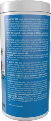 Obrázek produktu pro Activlab ISOACTIVE ZERO Raspberry-Lime - Izo nápoj bez cukru s elektrolyty a malinovým extraktem, 225g, bez kalorií, vitamíny skupiny B