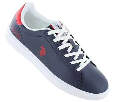 Produktbild von U.S. POLO ASSN. BYRON - Herren Sneakers Schuhe Blau 001-DBL-RED10 , EU 40 US 7