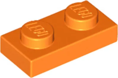 Produktbild von 25 Stück LEGO, Teil Nr. 3023 in Orange (Orange)