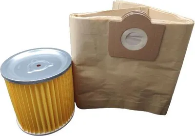 Produktbild von 10 Beutel + 1 Filter kompatibel mit Kärcher 2001, 2201, 3011, NT 301, K 2001, K 2201, K 2901, K 2901 Plus, K 3000 Plus ersetzt 6.414.354.0, 6.904.051.0