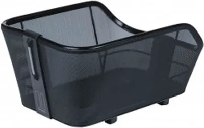 Produktbild von Basil Cento Tech Fiber WSL, Hinten, Fahrradkorb, Aluminium, Schwarz, 21 l, 460 mm