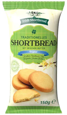 Produktbild von Irish Shortbread Traditionelles Shortbread Original 150g