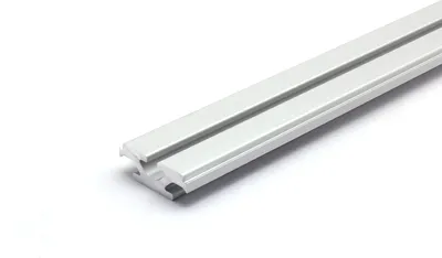 Produktbild von Länge 80mm - Aluminiumprofil 20x55S Plattenverbindungsprofil I-Typ Nut 8 (schwer), silber eloxiert. Aluminium Profil 20x55 Alu Profile 20 x 55 Systemprofil