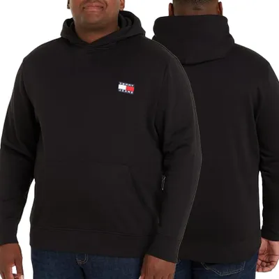 Immagine prodotto di Tommy Jeans Felpa da uomo nera con tasca a marsupio taglia grande DM0DM17988-BDS 5XL