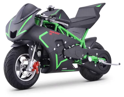 Produktbild von Nitro Motors Kinder Pocketbike 49cc Rocket VX6 Grün