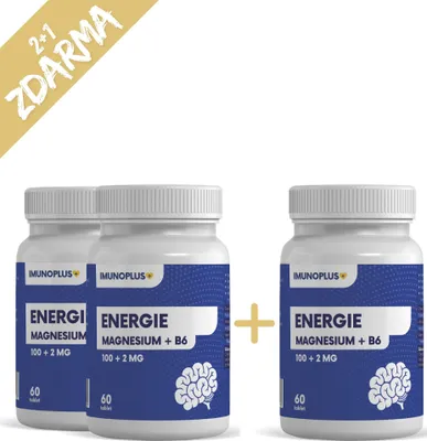 Obrázek produktu pro ENERGIE - Magnesium + Vitamin B6 100 + 2 mg 2+1