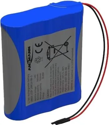 Produktbild von ANSMANN Li-Ion Akkupack mit Ausgangskabel, 1S3P, 28,08 Wh, 3,6 V, 7800 mAh