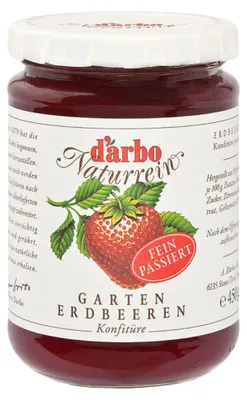 Immagine prodotto di Marmellata di fragole Darbo Garden Pure Natural finemente filtrata 450g