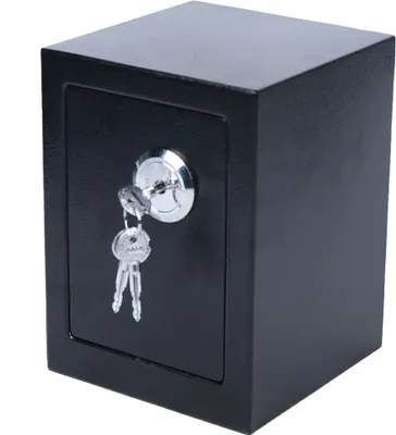 Produktbild von 170mm Möbeltresor Doppelbartschloss schwarz Wandtresor 230x170x170cm Zimmersafe Hotelsafe
