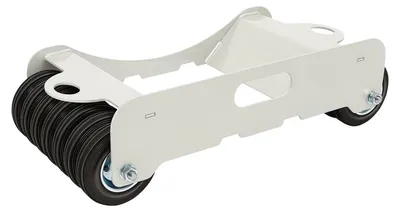 Obrázek produktu pro Přepravní vozík, pro těžké náklady, 14 pevných kol, stříbrná barva