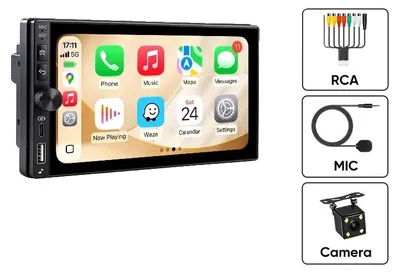 Image de Autoradio, écran tactile, intégration smartphone, système K60 sans fil avec microphone et caméra