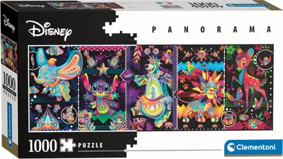 Produktbild von Clementoni 39659 - 1000 Teile Panorama Puzzle - Disney Classic