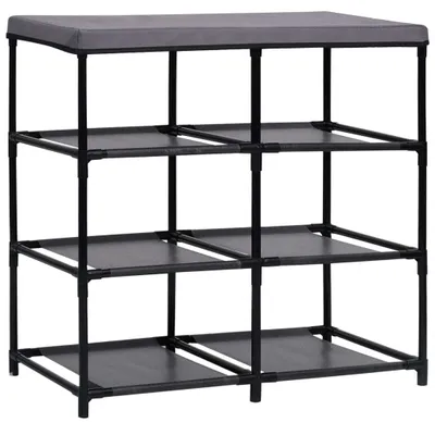 Image de vidaXL Armoire avec 6 tiroirs 55×29×55 cm Gris Acier