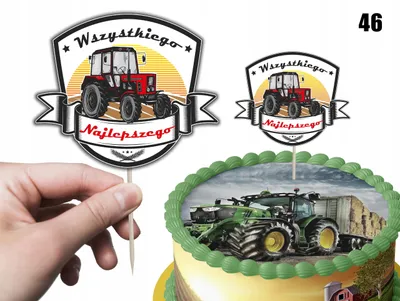 Produktbild von Tortenstecker Kuchendeko Geburtstag - Traktoren Traktor