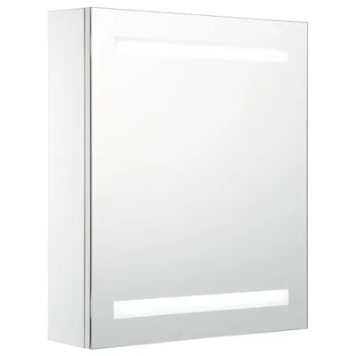 Image de vidaXL Armoire à miroir LED 50x13,5x60 cm