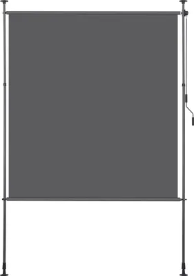 Obrázok produktu pre TolleTour Vertikálna markíza Vonkajšia roleta 200 x 270 cm Balkónová roleta s ručnou kľukou Ochranná clona Vertikálna markíza bez vŕtania Ochrana proti slnku Ochrana proti vetru Antracit