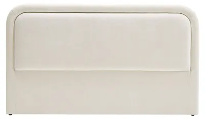 Produktbild von Kopfteil mit LEDs - 160 cm - Strukturstoff - Beige - IRSITA