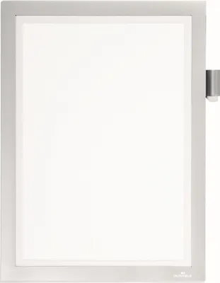 Produktbild von Magnetschildrahmen Duraframe Note A4 selbstklebend silber Packung mit 10 Stück
