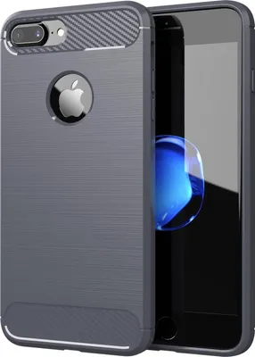 Produktbild von Cadorabo Hülle für Apple iPhone 7 PLUS / 7S PLUS in Grau Schutzhülle TPU Case Cover Etui Handyhülle