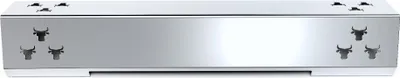 Produktbild von Gasgrill Brennerabdeckung aus Edelstahl passend für alle Rösle Videro G4, Farbe:4er Set Chrom Bulle