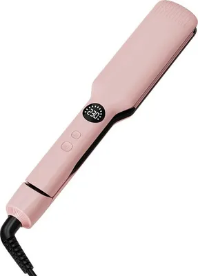 Immagine prodotto di INF Piastra per capelli professionale a riscaldamento rapido 2 in 1 per uso domestico Rosa