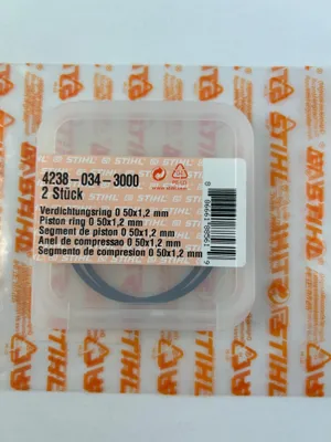 Produktbild von 2x STIHL original Kolbenringe 42380343000 50x1,2mm TS410 TS420