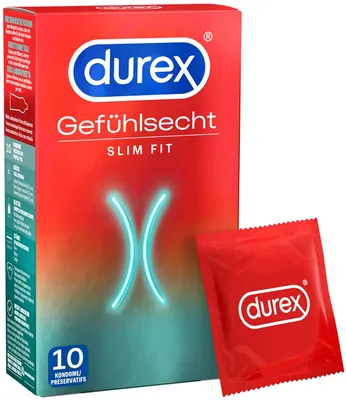 Produktbild von Durex Gefühlsecht Slim Fit Kondome, 10 St. Kondome