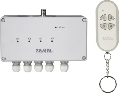 Obrázok produktu pre 4-kanálový 230V rádiový sieťový spínač RWS-311