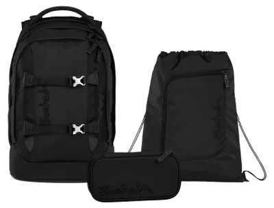 Produktbild von Satch Pack Nordic Black Skandi Edition Schulrucksack 3tlg.