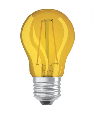 Produktbild von Osram LED Filament Leuchtmittel Tropfen bunt 1,6W = 15W E27 gelb