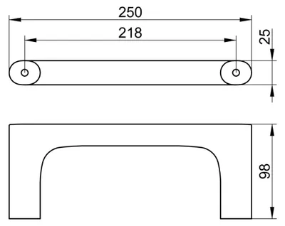 Produktbild von Keuco EDITION 400 Handtuchring, geschlossen, 25 cm
