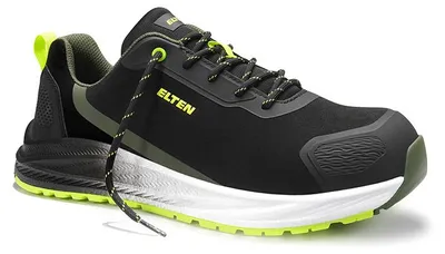Produktbild von Sicherheitshalbschuh LEEVI XXNF black-lime Low ESD S3S, Gr. 38