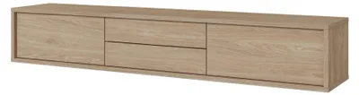 Obrázok produktu pre Selsey Moddern - TV stolík so zásuvkami a možnosťou montáže na stenu, dub, 180 cm