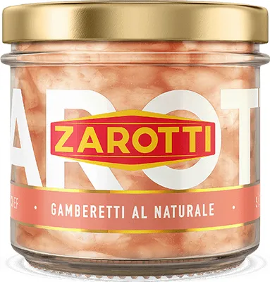 Produktbild von Gamberetti al Naturale 110g Cocktail-Garnelen in Marinade - Zarotti