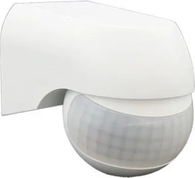Produktbild von Wasserdichter Bewegungsmelder 180° IP44, weiß