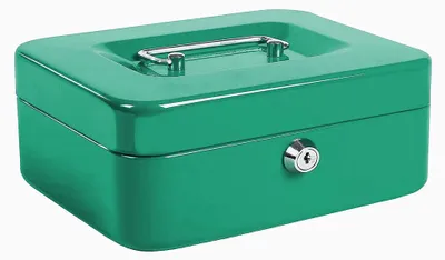 Immagine prodotto di Cassaforte | Verde | Dimensioni: 200 x 160 x 90 mm