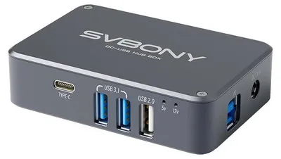 Produktbild von HUB-Box, Hochgeschwindigkeits-USB-Ports, Stromschutzfunktionen, SV241