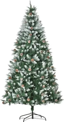 Image de Arbre de Noël artificiel - Sapin artificiel - 210 cm - 1440 pointes en PVC - Pour l'intérieur - Sans éclairage