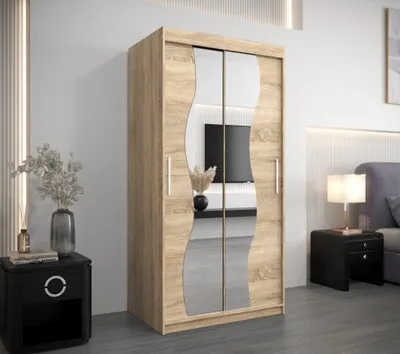 Obrázok produktu pre MINIO Šatníková skriňa 100 cm MADRYT Sonoma Oak