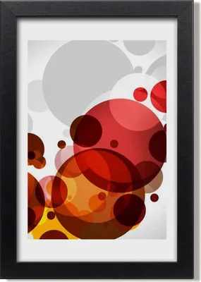 Produktbild von Bild 20x30 MDF-Rahmen, Wandkunst Radabstraktion