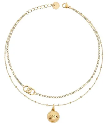 Produktbild von Halsketten Mit Hängenden Anhängern Liujo Gold Von 50 cm bis 70 cm Kollektion - frau